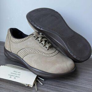 SAS Walk Easy Women's Lace Up Shoes Size WW Wide Width $173 in Sage